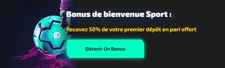 bonus bienvenue sport