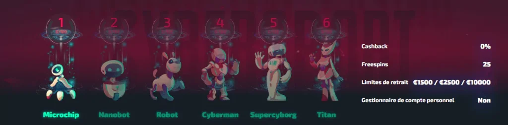 Programme VIP Cyber-City Casinozer